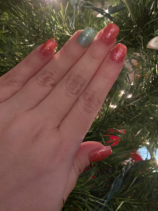 Spruce Glitter-Platinum Glitter Builder Gel - Sundara Nails