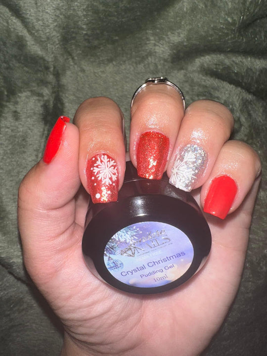 Red Ribbon Christmas (Pudding Gel Trio) - Sundara Nails