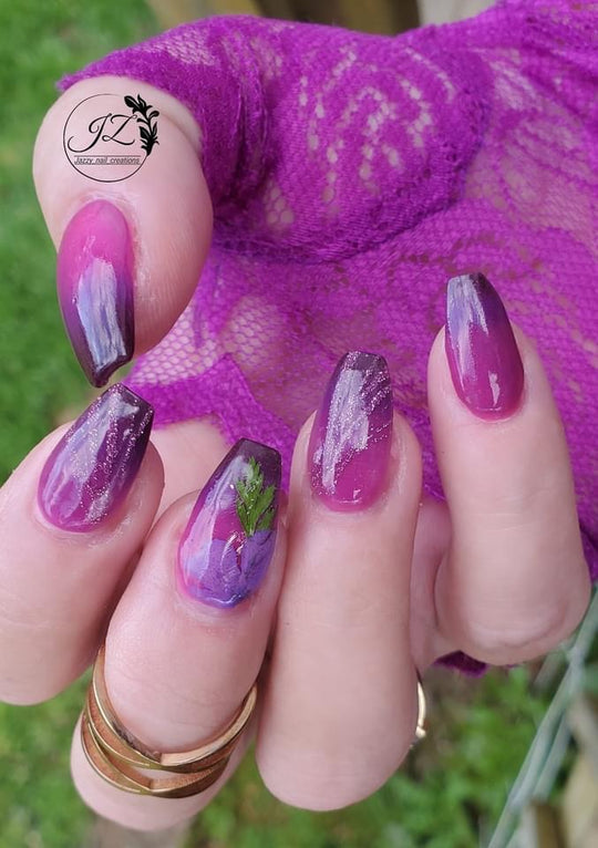 Purple Spider- Reflective Spider Gel - Sundara Nails