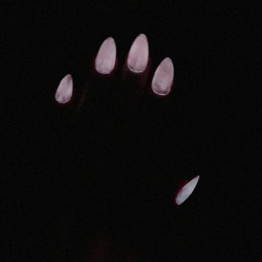 Pink Nose Reindeer- Glow gel polish - Sundara Nails