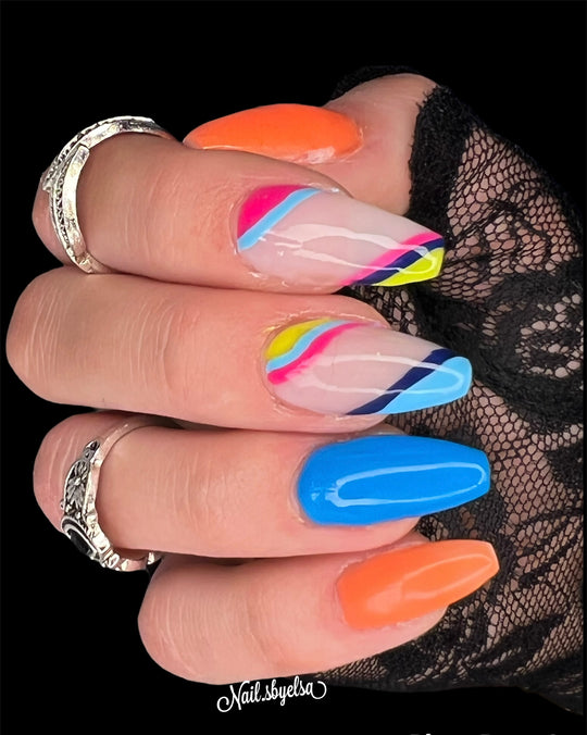 Brighten Your Day (Neon Pudding gel) - Sundara Nails