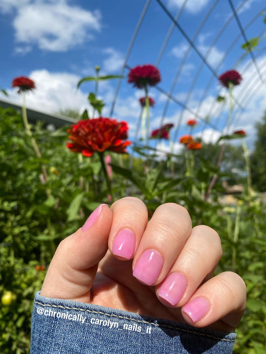 Magenta-Glow in Dark Builder Gel - Sundara Nails