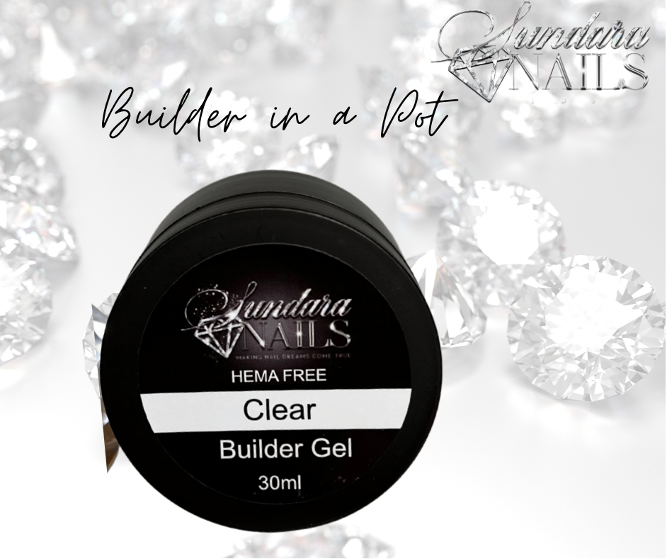 Builder Gel in a Pot- Clear - Sundara Nails