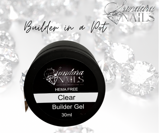Builder Gel in a Pot- Clear - Sundara Nails