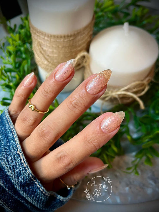 Autumn 🍂 -Platinum Glitter Builder Gel (Hema Free) - Sundara Nails
