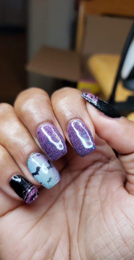 Purple Spider- Reflective Spider Gel - Sundara Nails