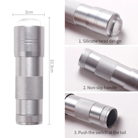 Mini UV Nail Lamp Silicone Presser