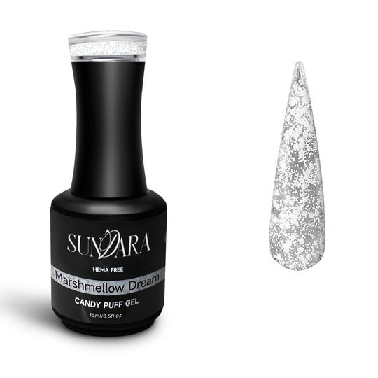 Marshmallow Dream- Glitter Gel Polish