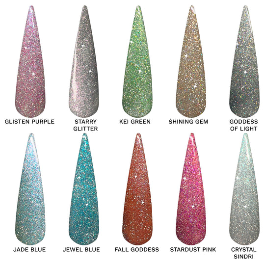 Diamond Glitter Gel Polish Collection-10 Colors