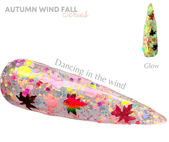 Dancing in the wind -Glows - Sundara Nails