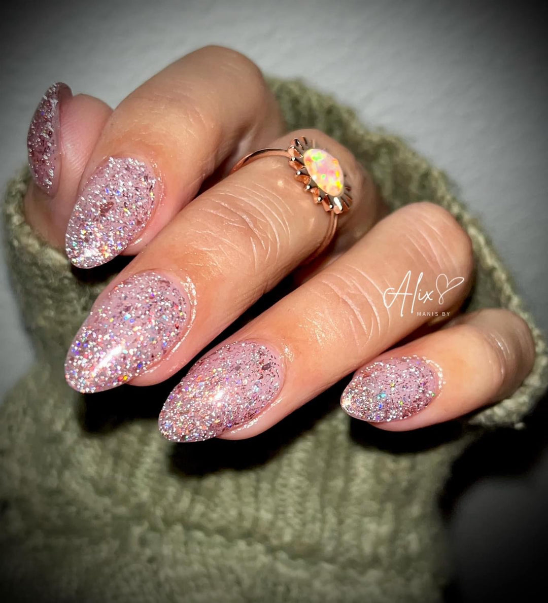 Peach Sparkle (Holographic Gel Glitter)