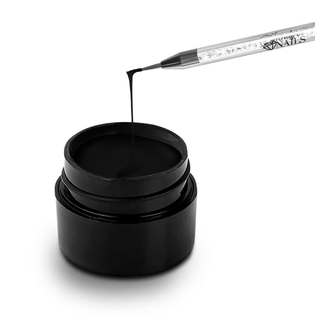 Black Silicone Table Nail Mat