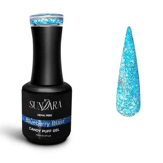 Blueberry blast- Glitter Gel Polish
