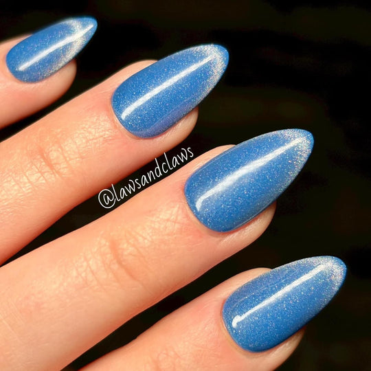 Rainbow, laser cat eye topcoat