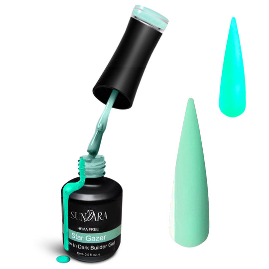 Star Gazer- Glow in dark Builder Gel