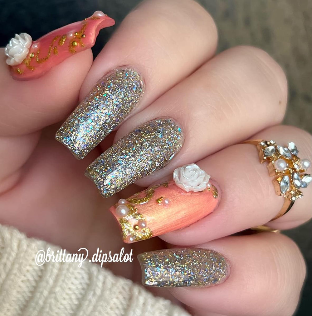Unicorn Glitz (Holographic Gel Glitter) - Sundara Nails