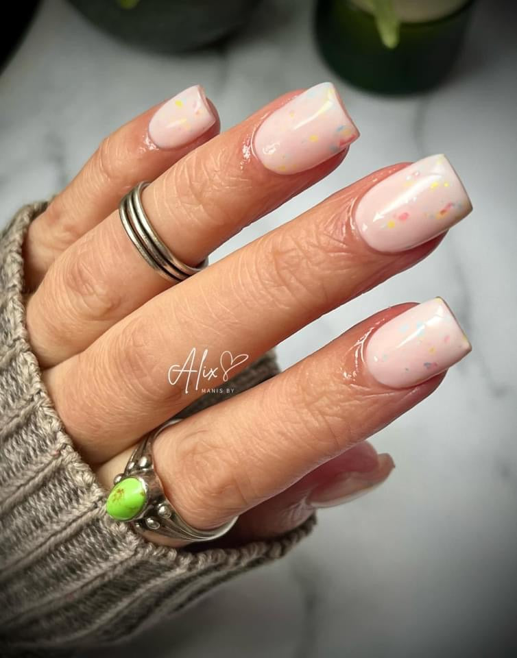 Light pink Sugar  Rubber Base Coat Gel - Sundara Nails