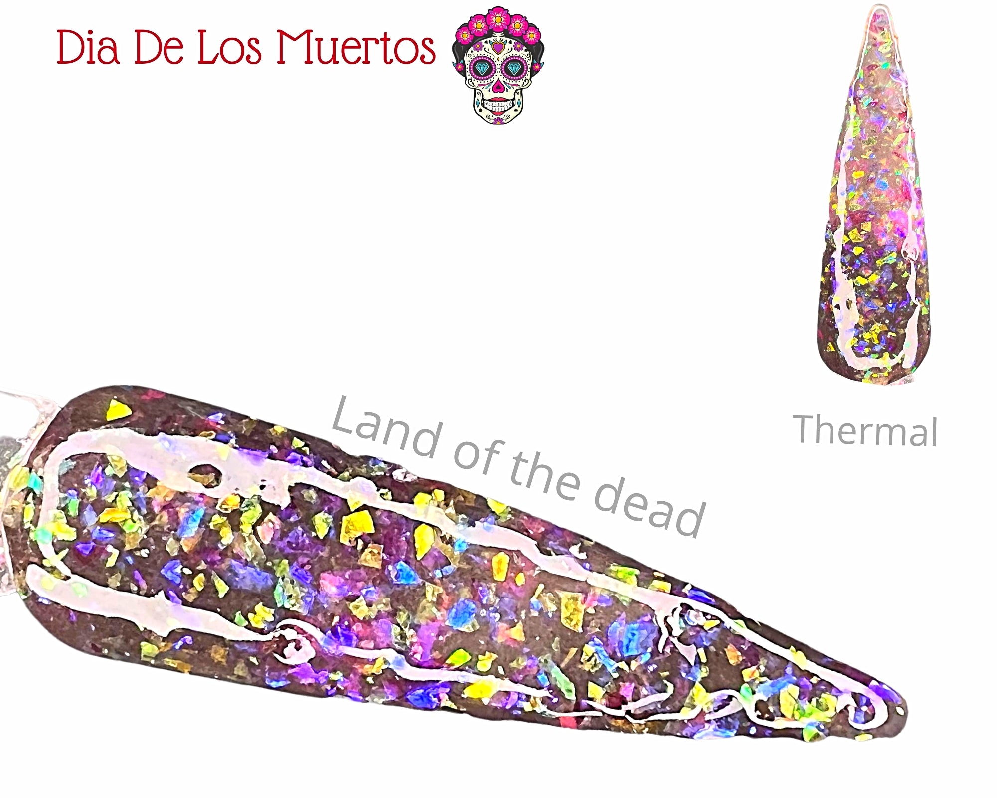Land of the dead ** Thermal** - Sundara Nails