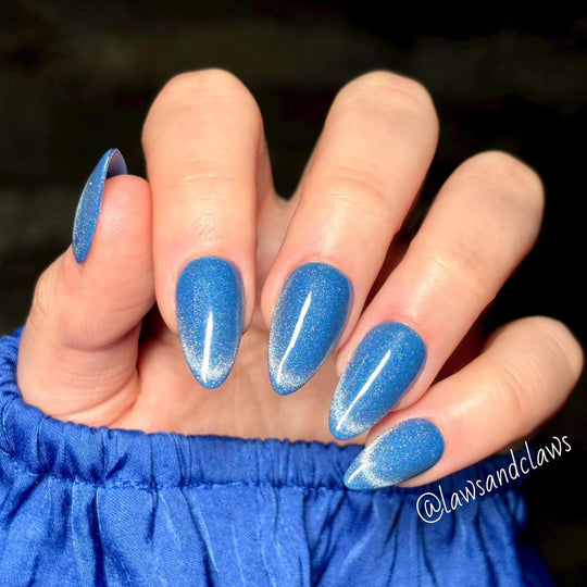 Rainbow, laser cat eye topcoat