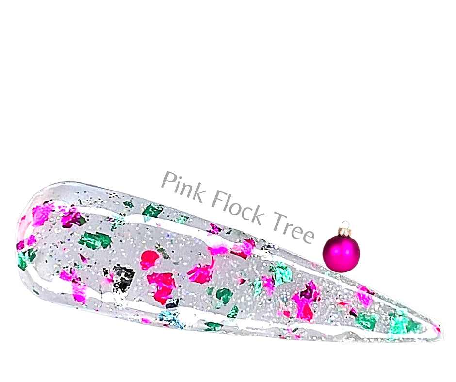 Pink Flock Tree - Sundara Nails
