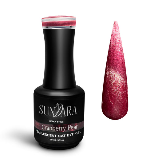 Cranberry Pearl- Pearlescent Cat Eye Gel