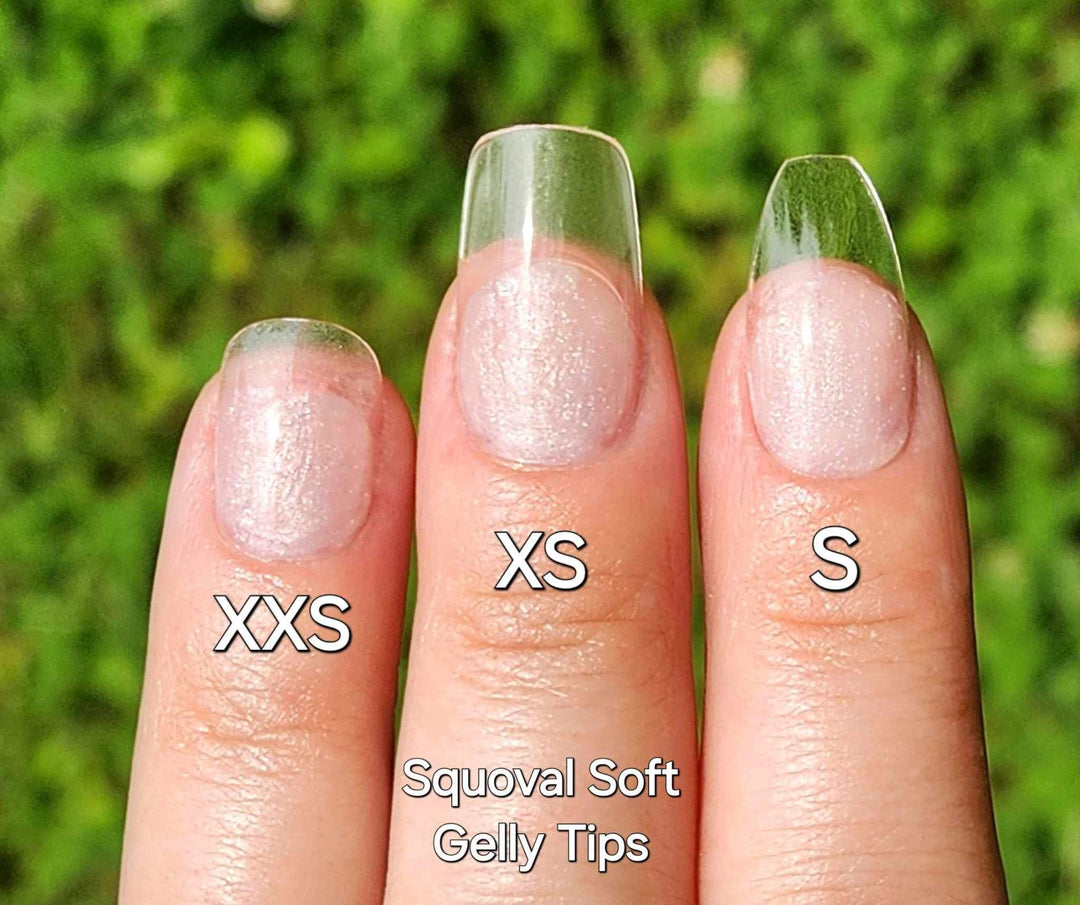 Squoval Shapes Soft Gelly Tips