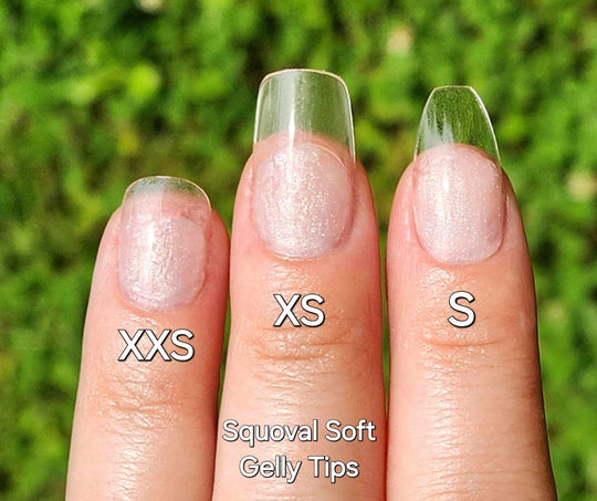 Squoval Shapes Soft Gelly Tips