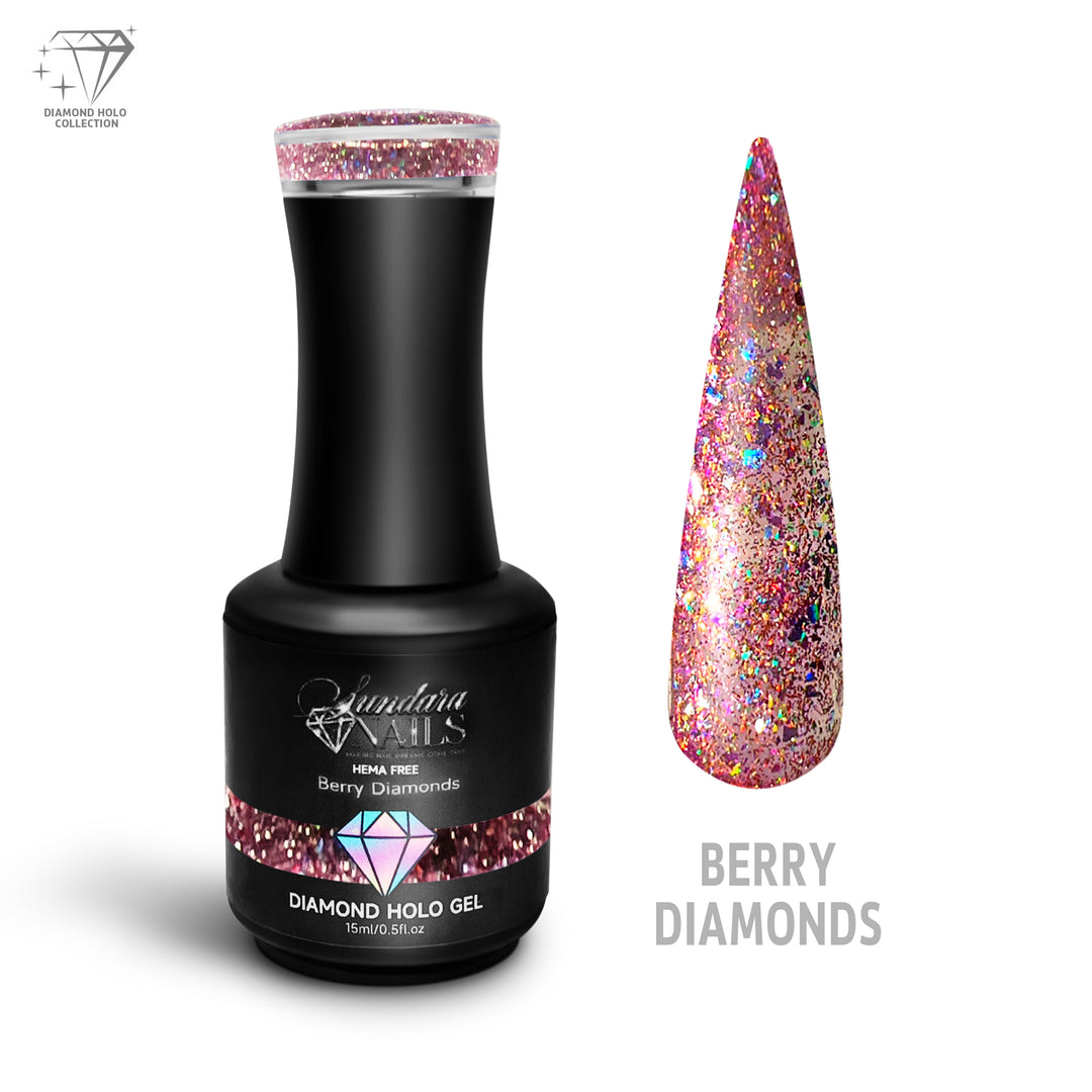 Berry Diamonds (Holographic Gel Glitter)