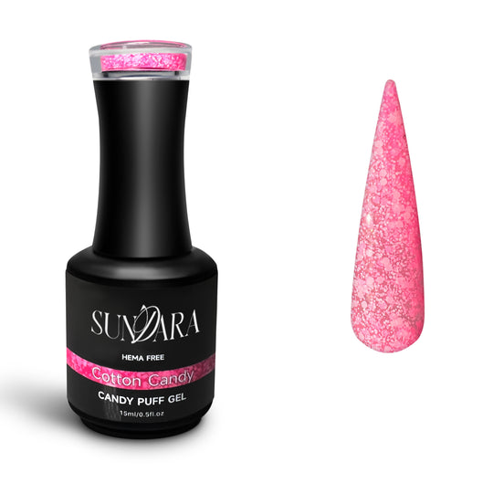 Cotton Candy- Glitter Gel Polish