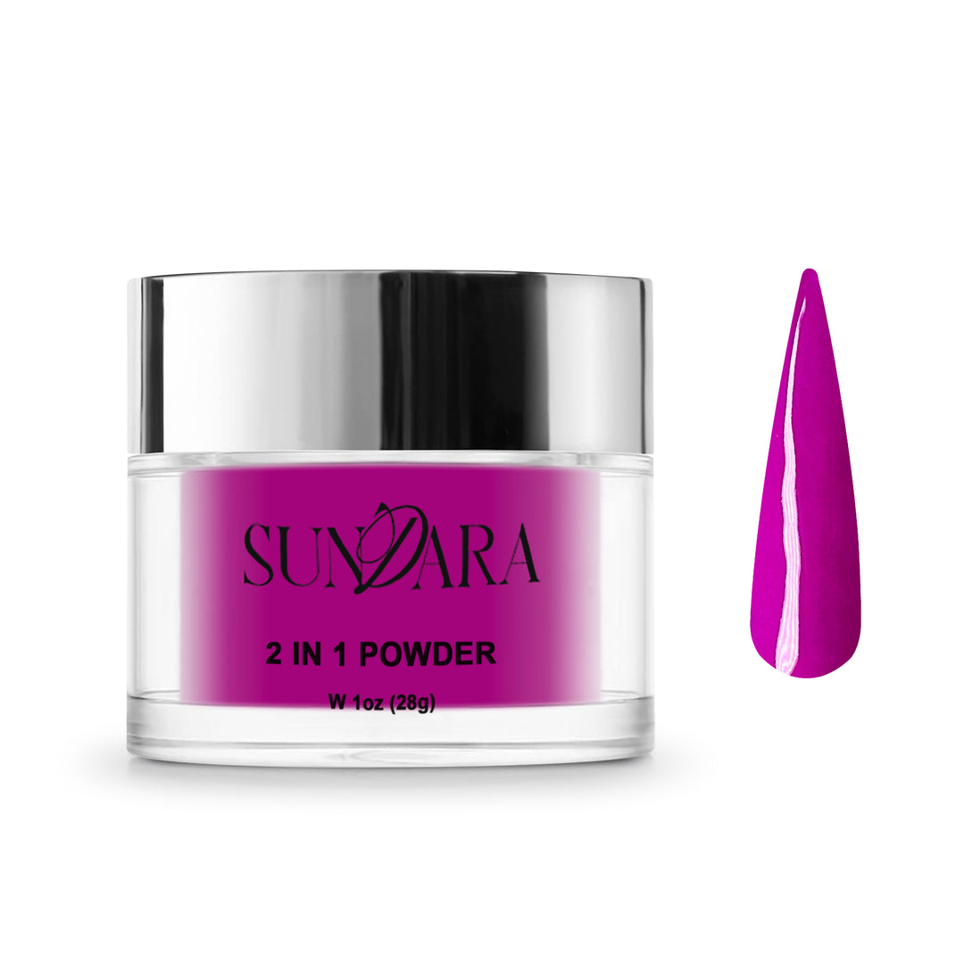 Luscious Violet- Glow Acrylic + Dip Powder
