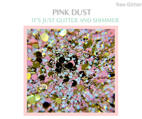 Pink Dust- Nail Glitter 1oz - Sundara Nails