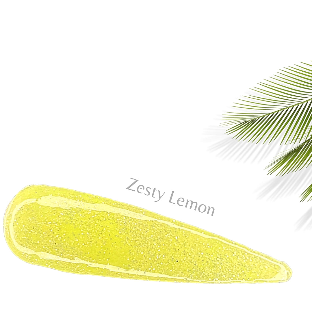Zesty Lemon- Reflective Dip - Sundara Nails
