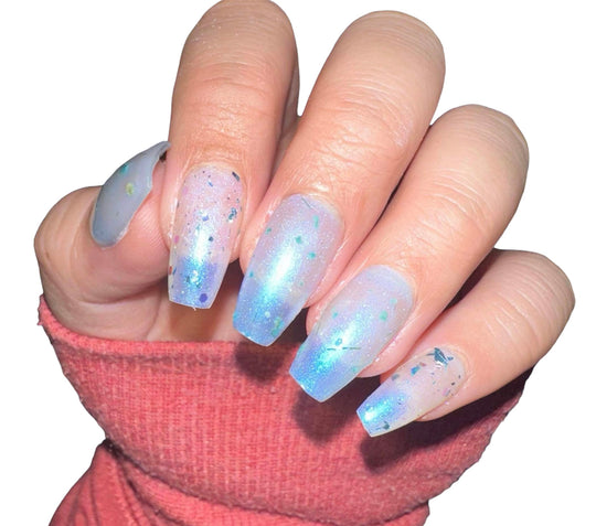 I am rooting for you- Blue Flower UV Gel Polish (Hema Free)