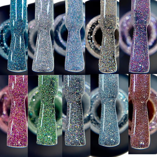 Diamond Glitter Gel Polish Collection-10 Colors