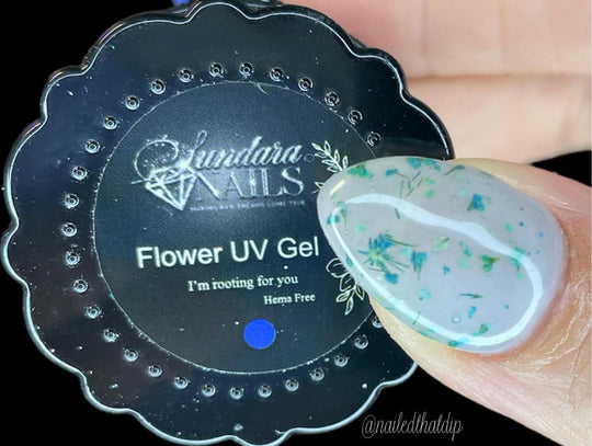 I am rooting for you- Blue Flower UV Gel Polish (Hema Free) - Sundara Nails