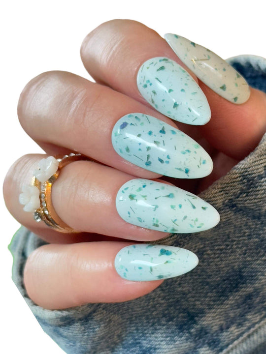 I am rooting for you- Blue Flower UV Gel Polish (Hema Free) - Sundara Nails