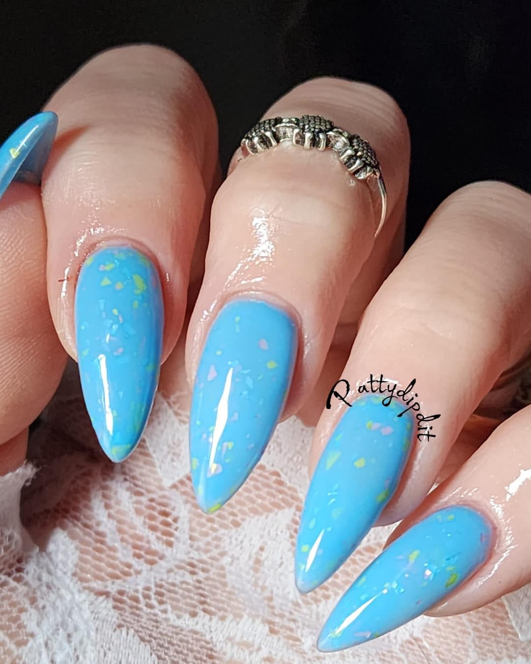 Blue Sugar Rubber Base Coat Gel - Sundara Nails