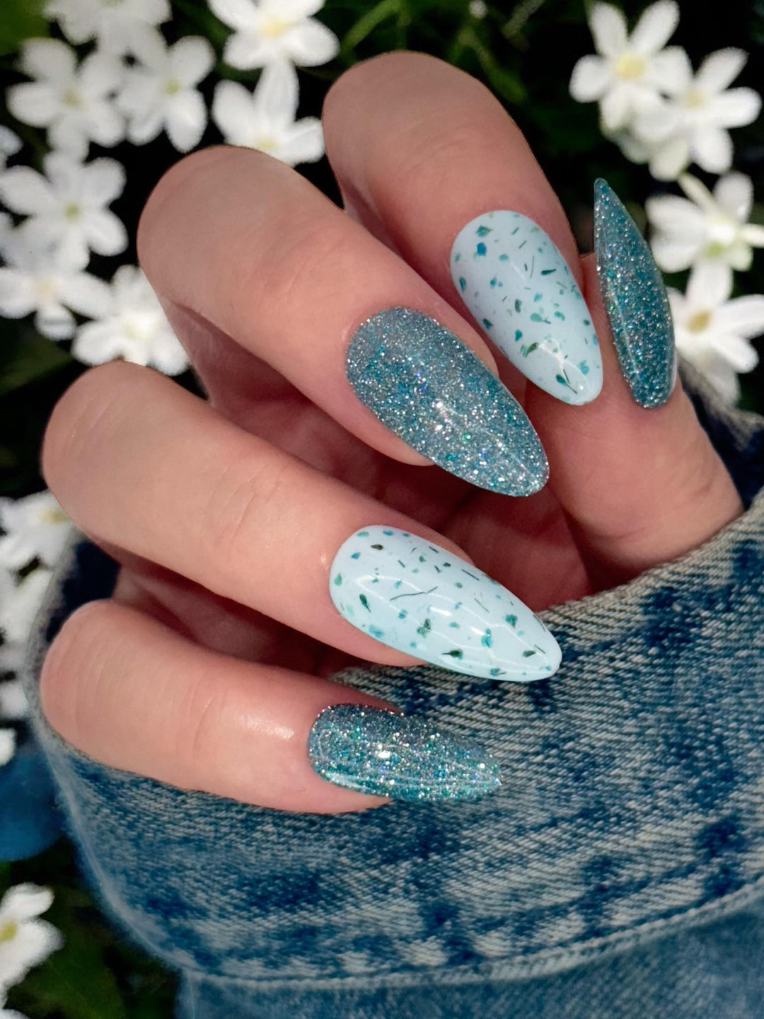 I am rooting for you- Blue Flower UV Gel Polish (Hema Free)