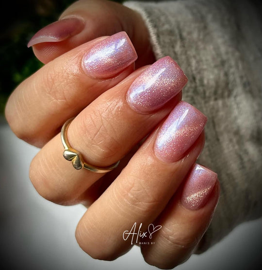 Rose Pearl- Pearlescent Cat Eye Gel - Sundara Nails