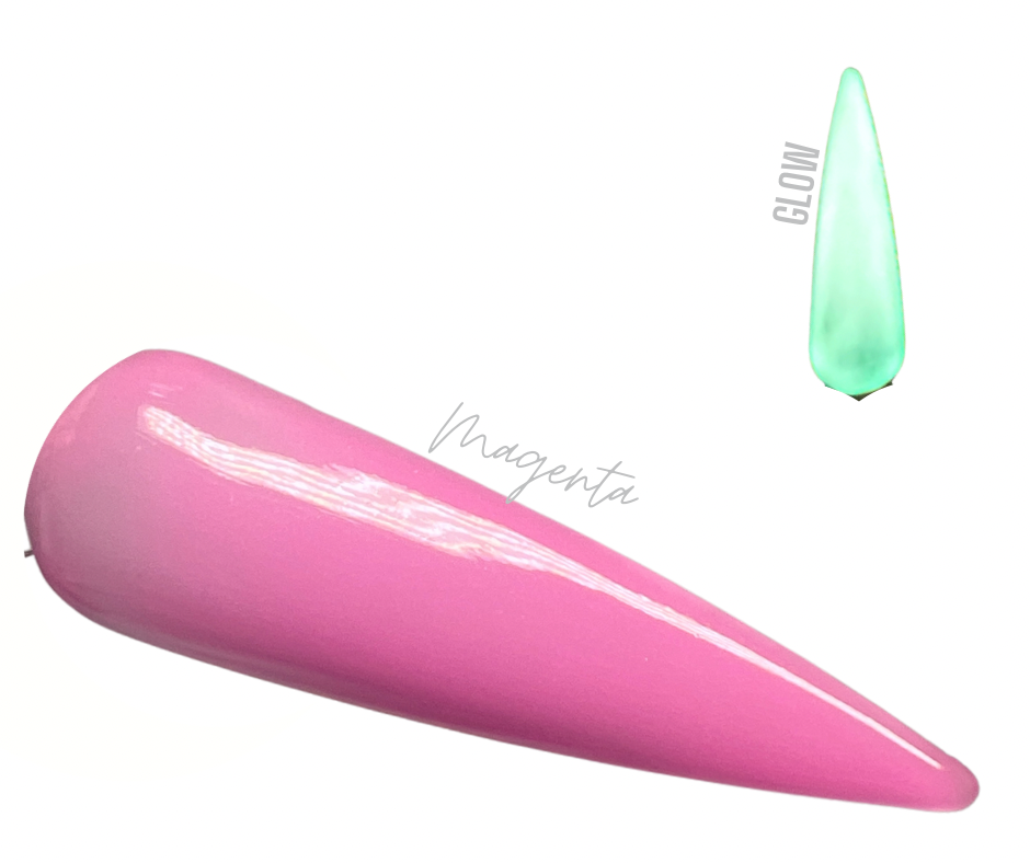 Magenta-Glow in Dark Builder Gel - Sundara Nails
