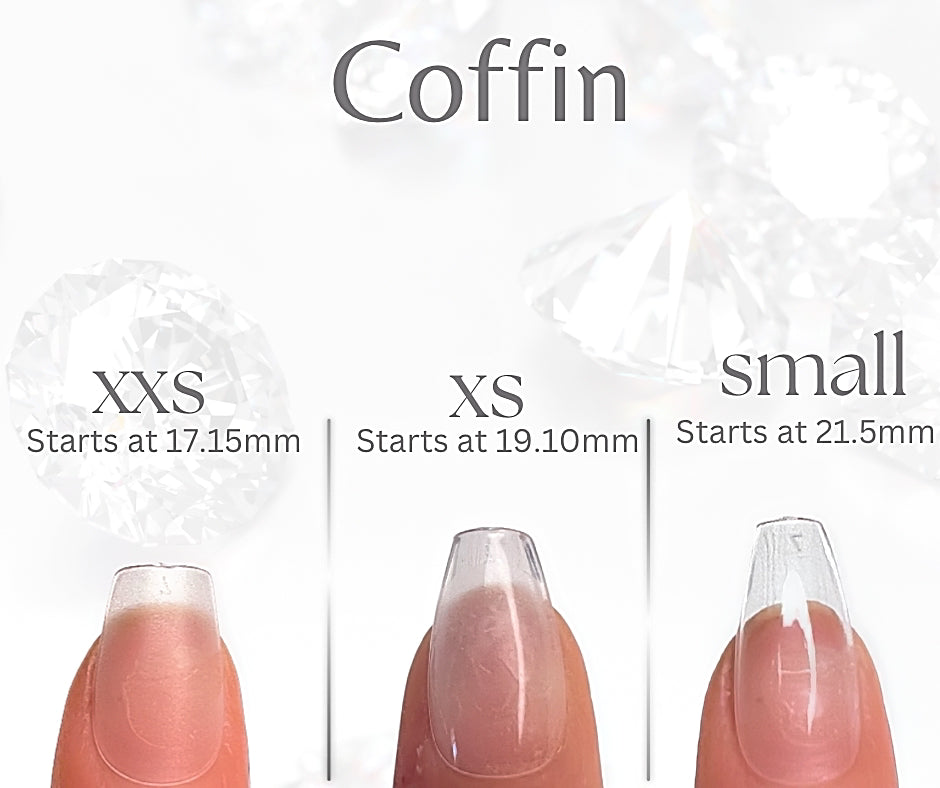 Coffin Shape Soft Gelly Tips