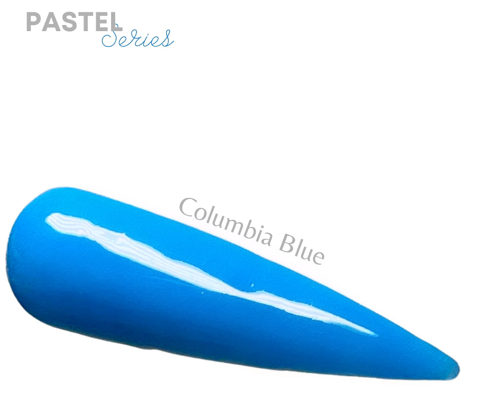 Columbia Blue- Acrylic+Dip powder - Sundara Nails