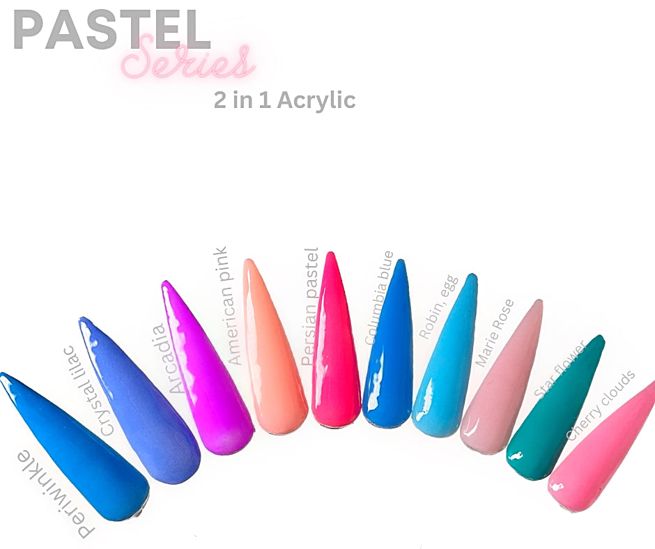 Pastel Series - 2 in 1 Acrylic (10 colors)