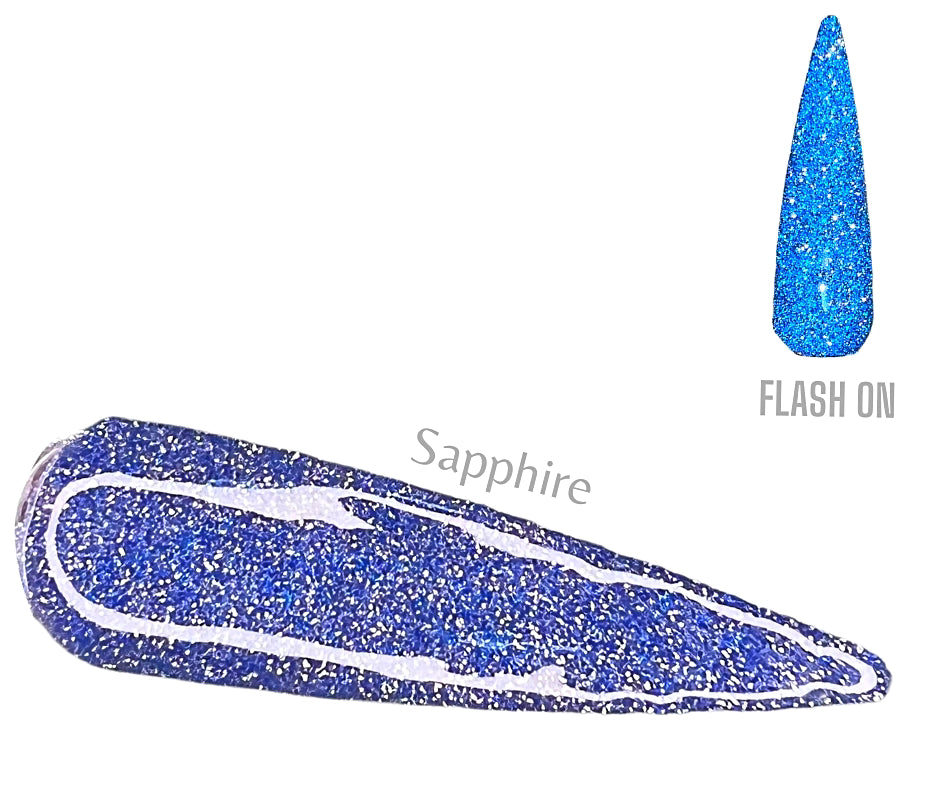 Sapphire Reflective Dip - Sundara Nails