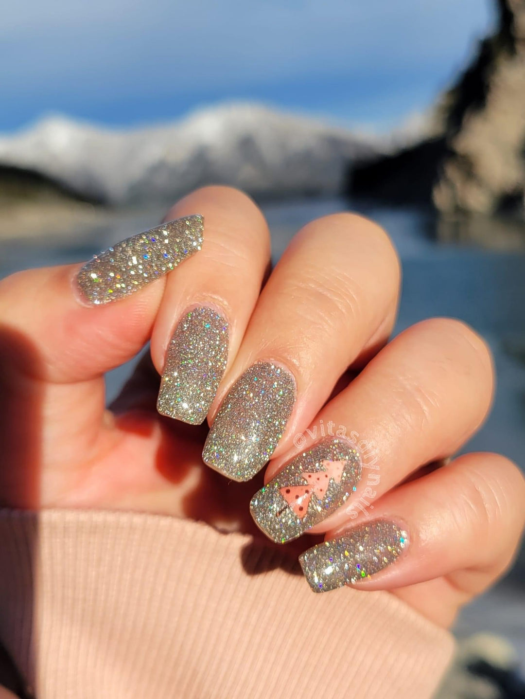 Shining, gem gel polish