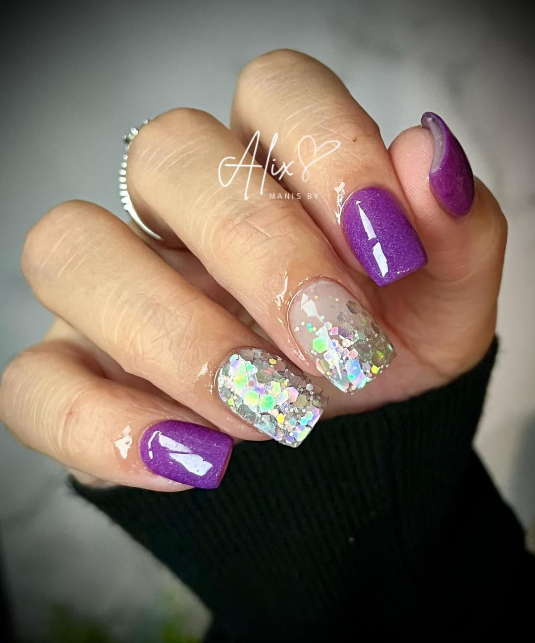 Let’s party is holographic glitter