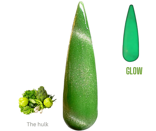 The Hulk- Glow Cat Eye Gel Polish