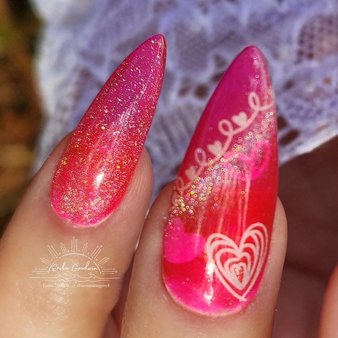 Laser Rainbow Cateye Top Coat (Hema Free) - Sundara Nails