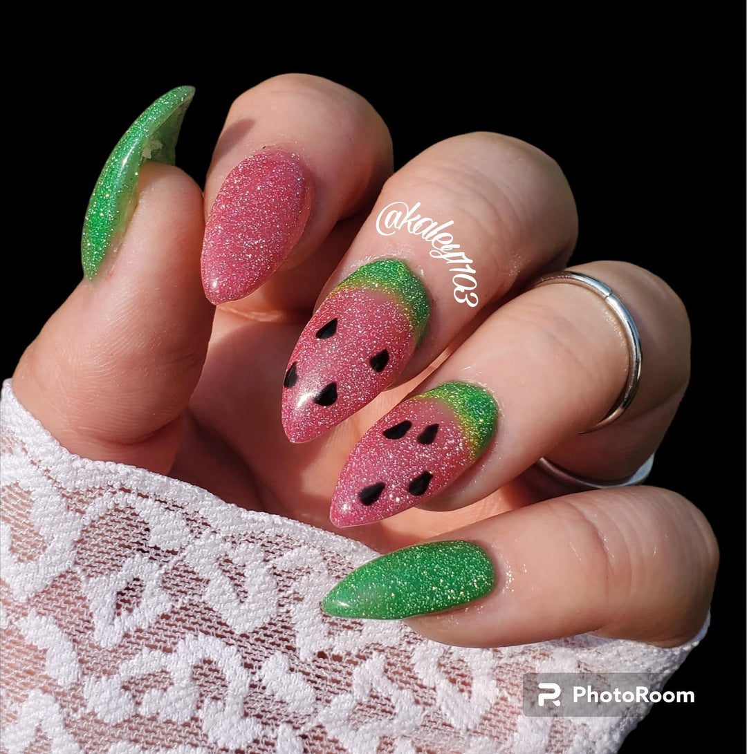 Sorley-Reflective neon gel - Sundara Nails