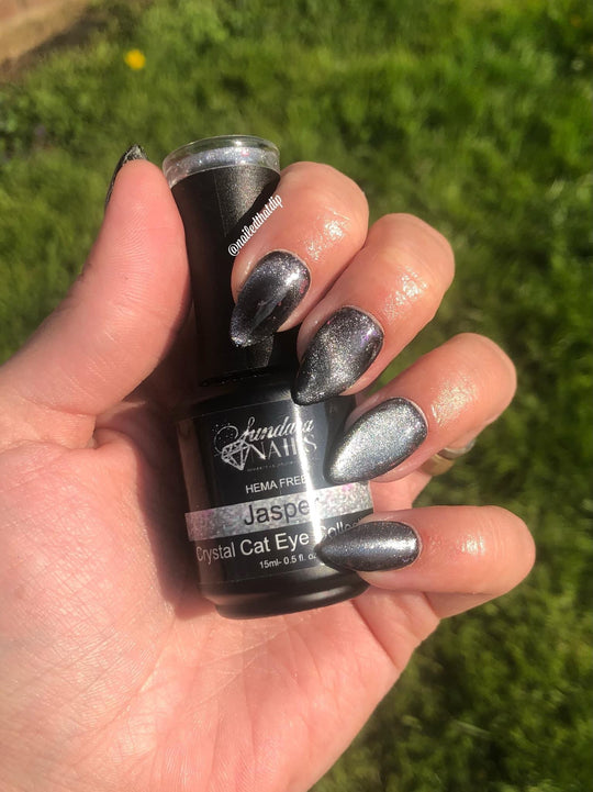 Jasper- Crystal Cat Eye Gel - Sundara Nails